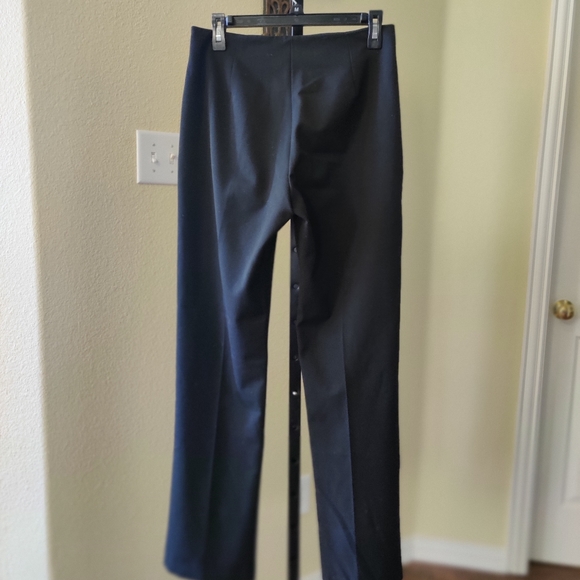 Signed Paris Black Pant With Front Zipper & Slits - Picture 5 of 9